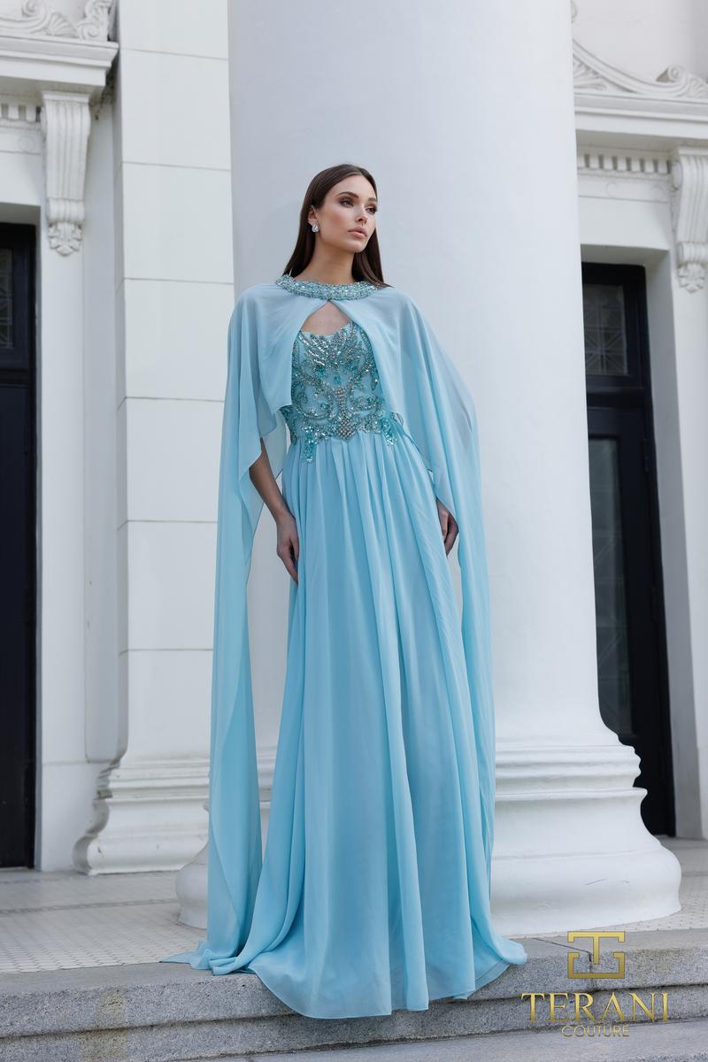 Terani Mother of the Bride Dress 261M6402 - Sea Mist