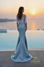 Terani Couture Mother of the Bride 261M6407 - Ice Blue Lt Blue