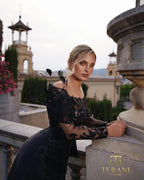 Terani Mother of the Bride Dress 261M6410 - Black Nude