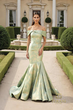 Terani Mother of the Bride Dress 261M6445 - Sage Gold