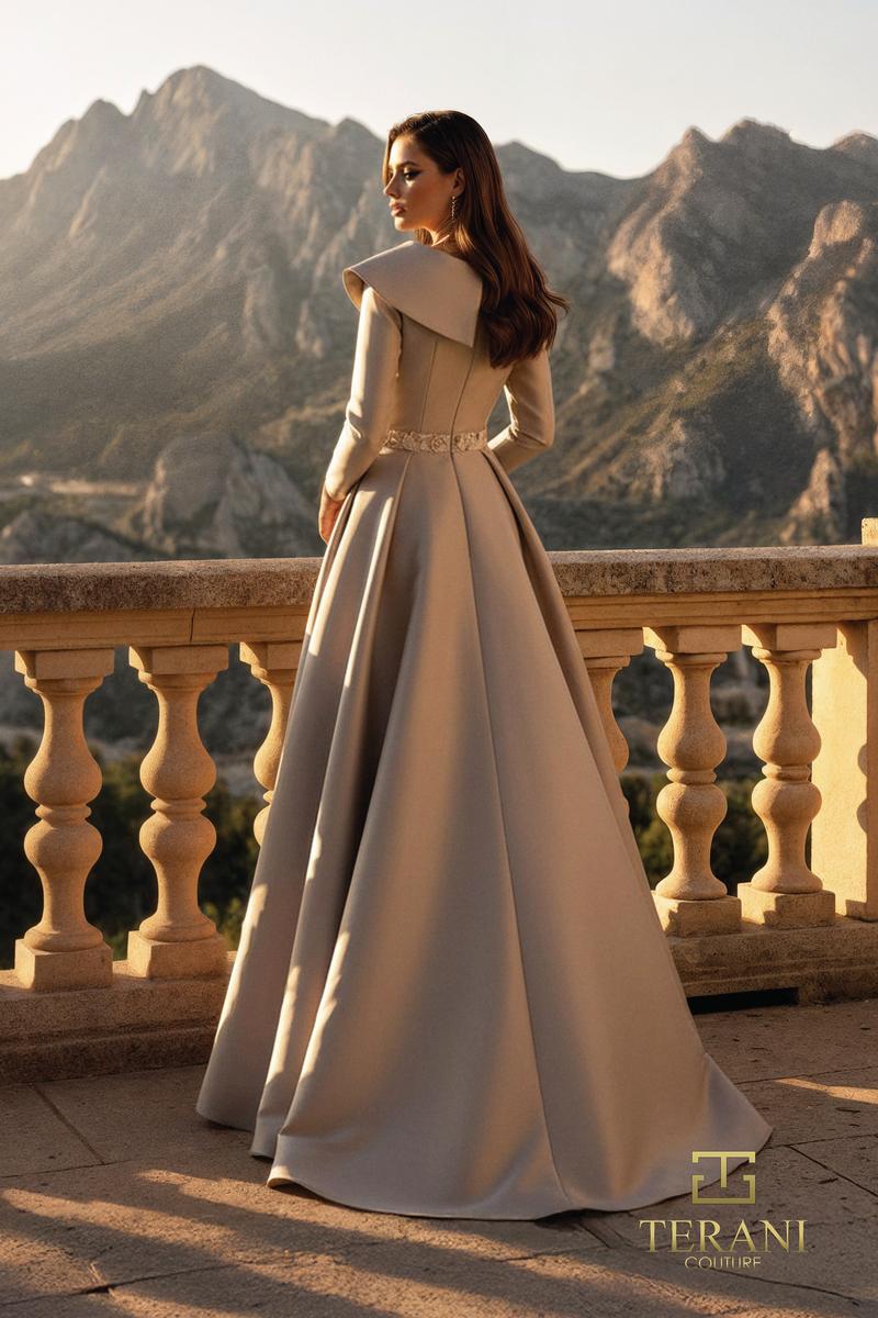 Terani Mother of the Bride Dress 261M6455 - Taupe