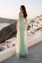 Terani Couture Mother of the Bride 261M6471 - Pistachio
