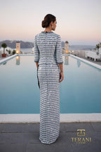 Terani Mother of the Bride Dress 261M6477 - Black White