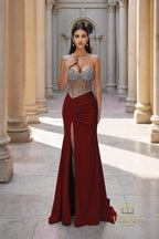 Terani Prom Dress 261P6115 - Wine