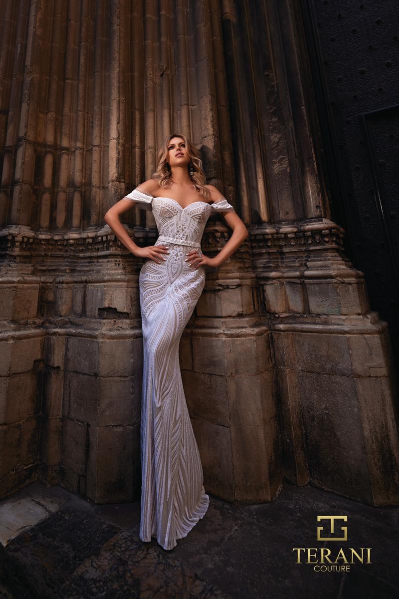 Terani Prom 261P6161 - Ivory Nude