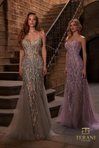 Terani Prom 261P6191 - Champagne Gold