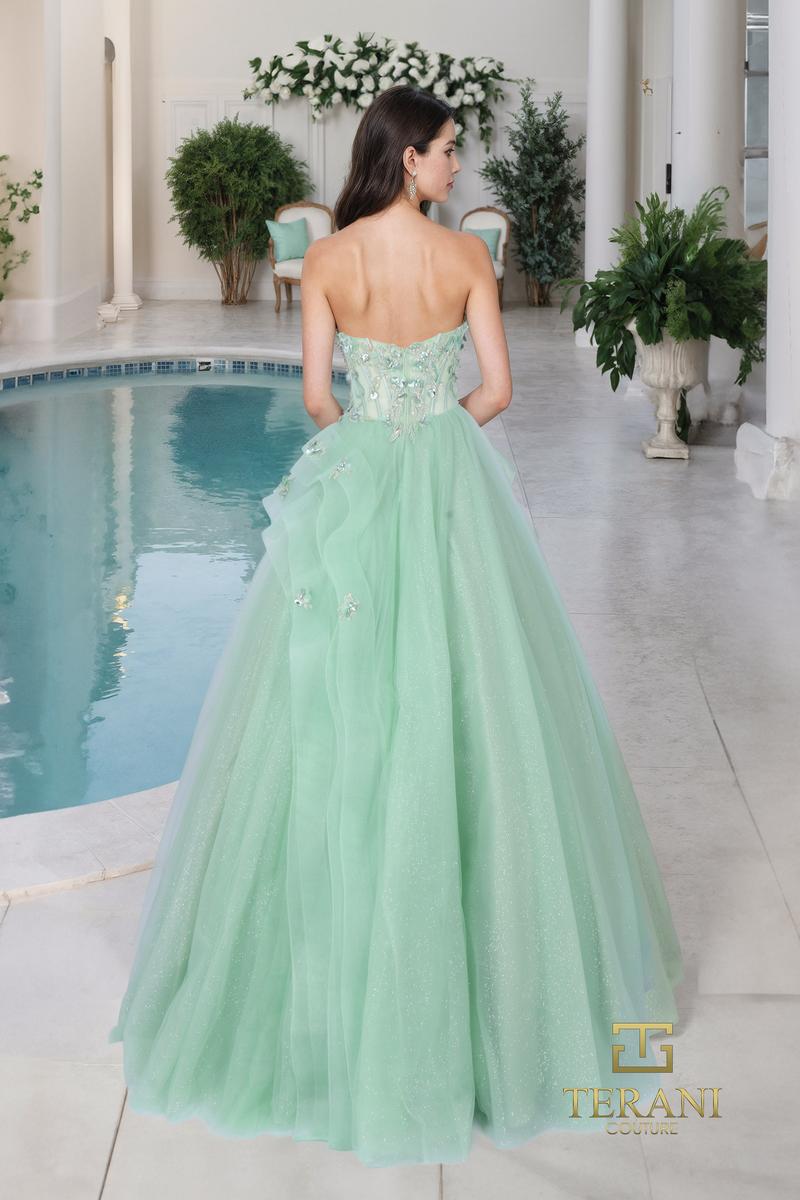 Terani Prom Dress 261P6197 - Celery