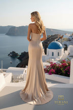 Terani Prom Dress 261P6217 - Champagne