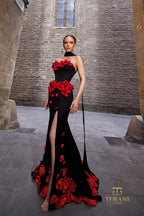 Terani Prom 261P6623 - Black Red