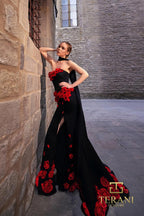 Terani Prom 261P6623 - Black Red