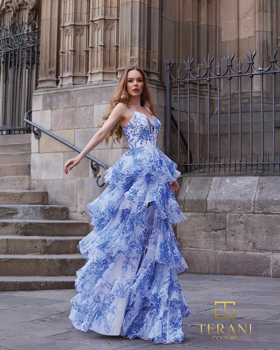 Terani Prom 261P6673 - Blue Multi