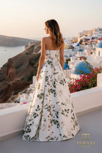 Terani Prom 261P6705 - Green Multi