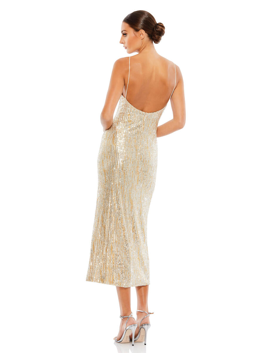 Ieena 2 for Mac Duggal 26447I - Nude Silver