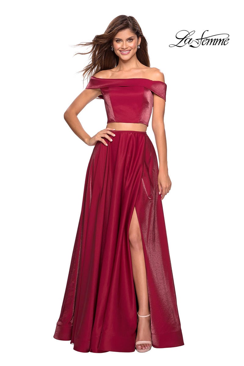 La Femme Dress 26919 - Garnet