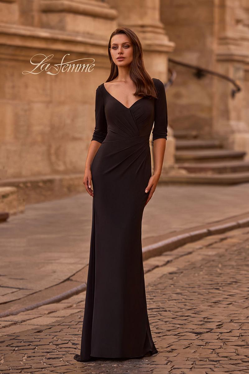 La Femme Evening 26955 - Black