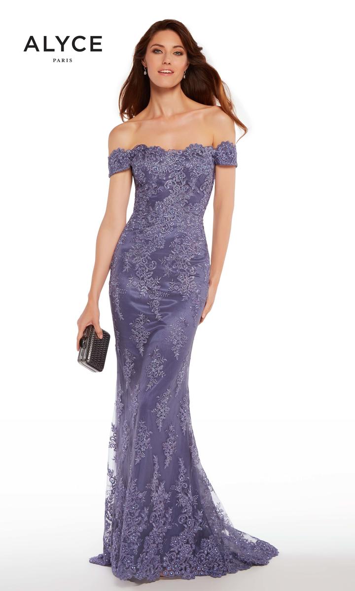 Alyce Black Label Dress 27249 - Stock Only Dusty Purple