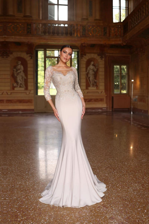 Alyce Black Label Dress 27257 - Champagne