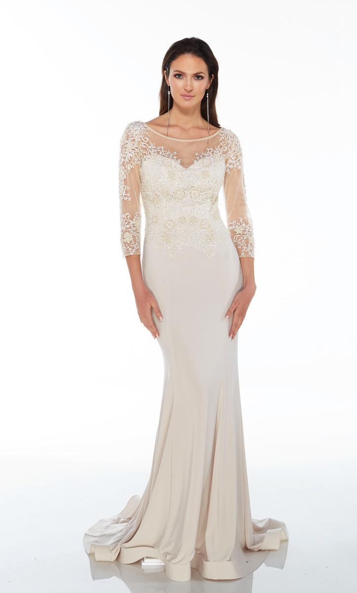 Alyce Black Label Dress 27257 - Champagne