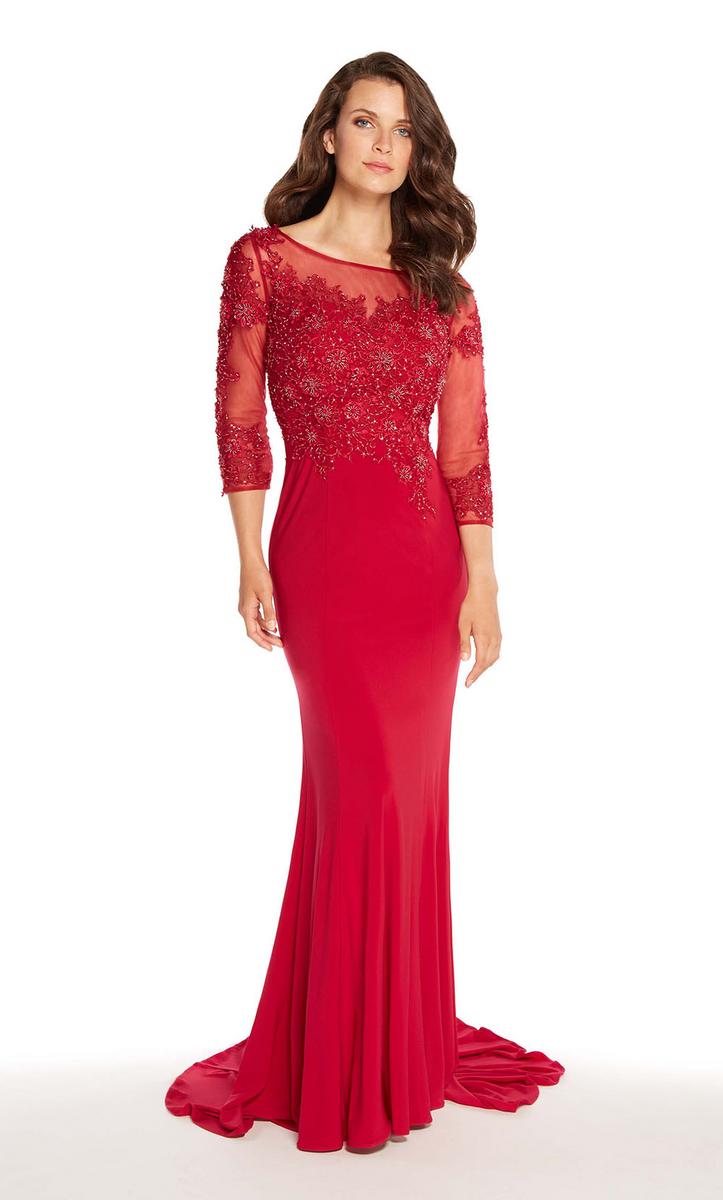 Alyce Black Label Dress 27257 - Garnet