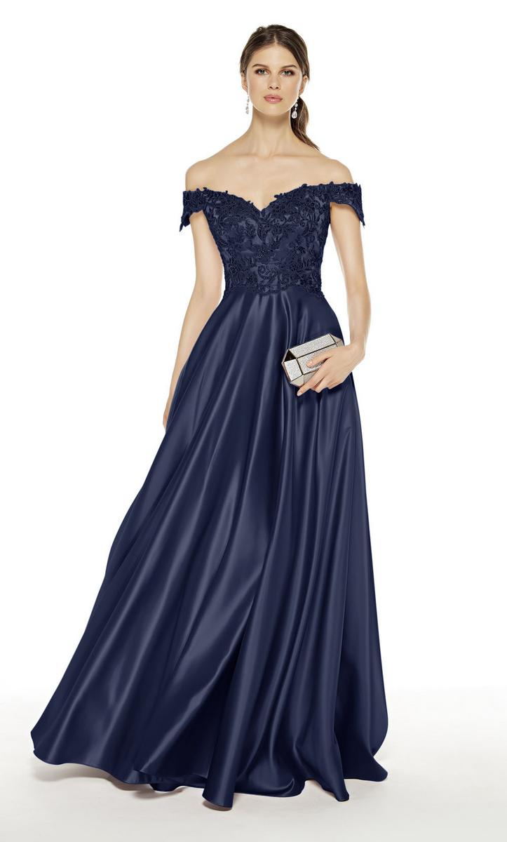 Alyce Black Label Dress 27393 - Navy