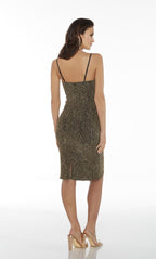 Alyce Black Label Dress 27414 - Black/Gold