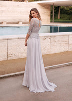 Alyce Black Label Dress 27470 - Silver