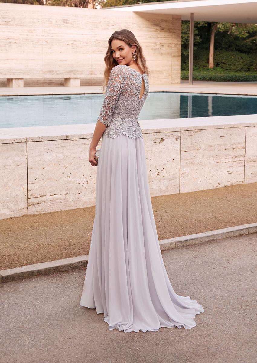 Alyce Black Label Dress 27470 - Silver