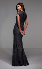 Alyce Black Label Dress 27478 - Charcoal