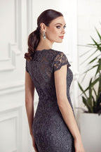 Alyce Black Label Dress 27478 - Charcoal