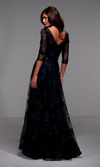 Alyce Black Label Dress 27494 - Navy