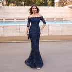 Alyce Black Label Dress 27495 - Navy