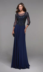 Alyce Black Label Dress 27502 - Navy