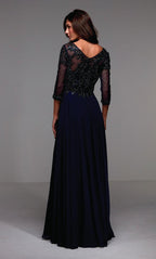 Alyce Black Label Dress 27502 - Navy