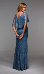 Alyce Black Label Dress 27506 - Dark French Blue