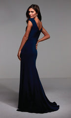 Alyce Black Label Dress 27508 - Blue Opal