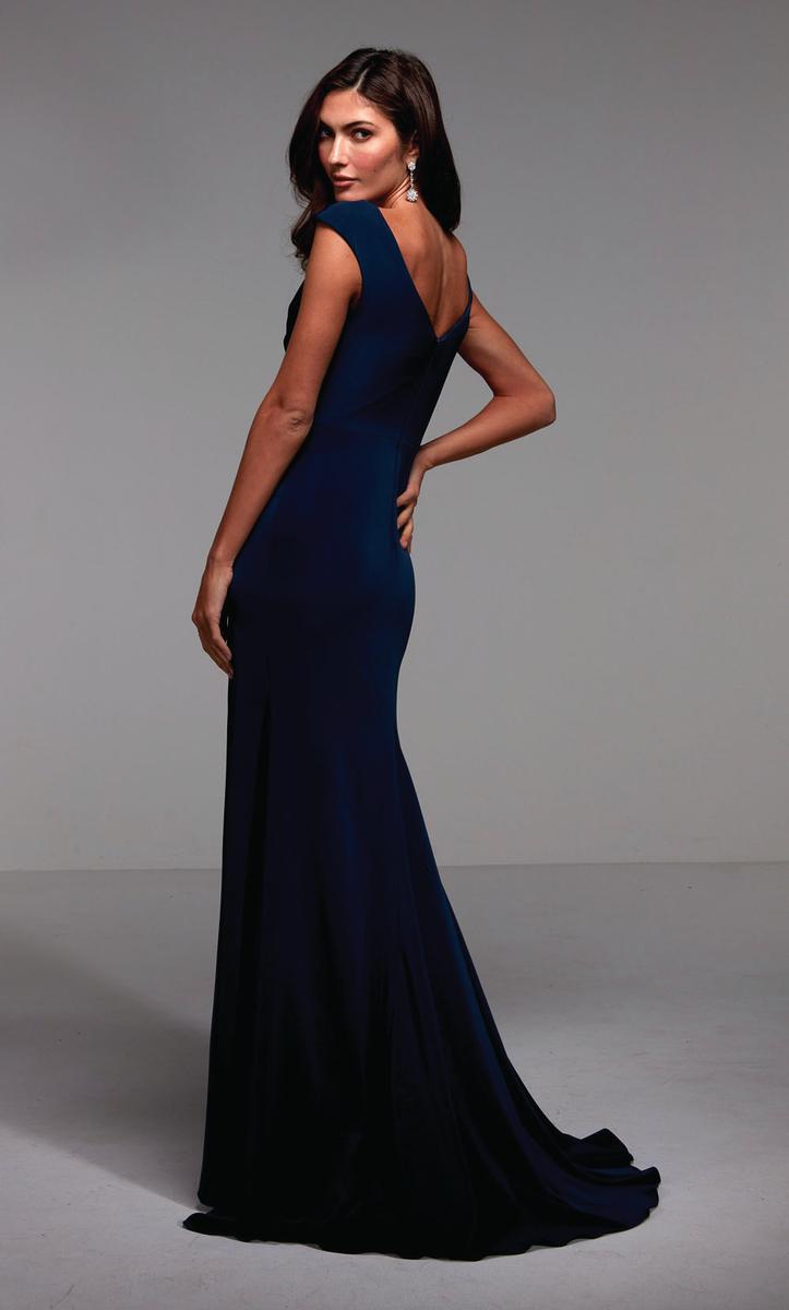 Alyce Black Label Dress 27508 - Blue Opal