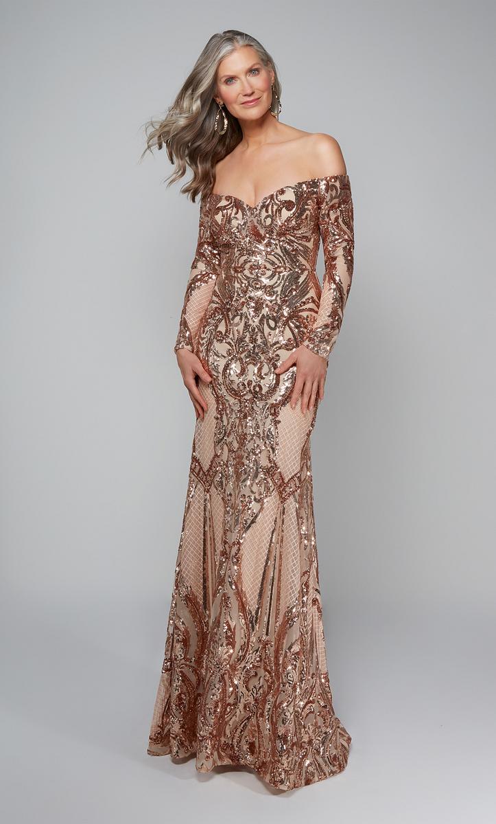 Alyce Black Label Dress 27544 - Rose Gold
