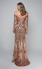 Alyce Black Label Dress 27544 - Rose Gold