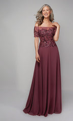 Alyce Black Label Dress 27566 - Cassis (antique Rose)