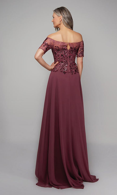 Alyce Black Label Dress 27566 - Cassis (antique Rose)
