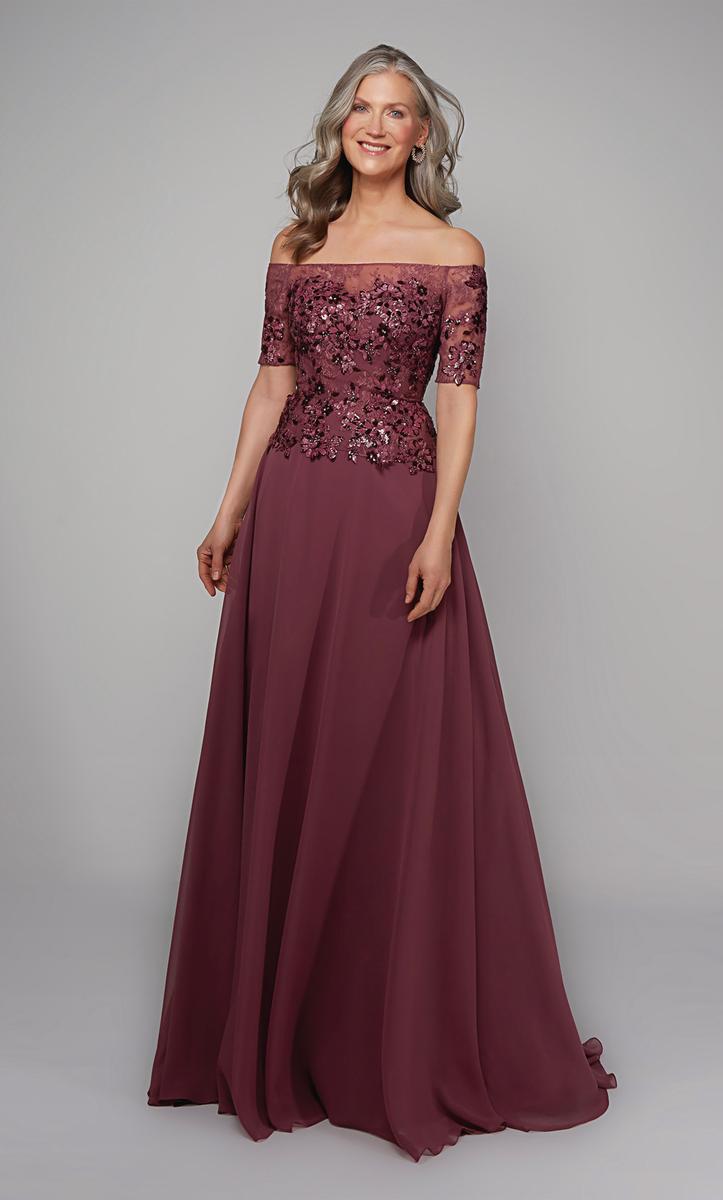 Alyce Black Label Dress 27566 - Cassis (antique Rose)
