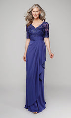 Alyce Black Label Dress 27595 - Navy