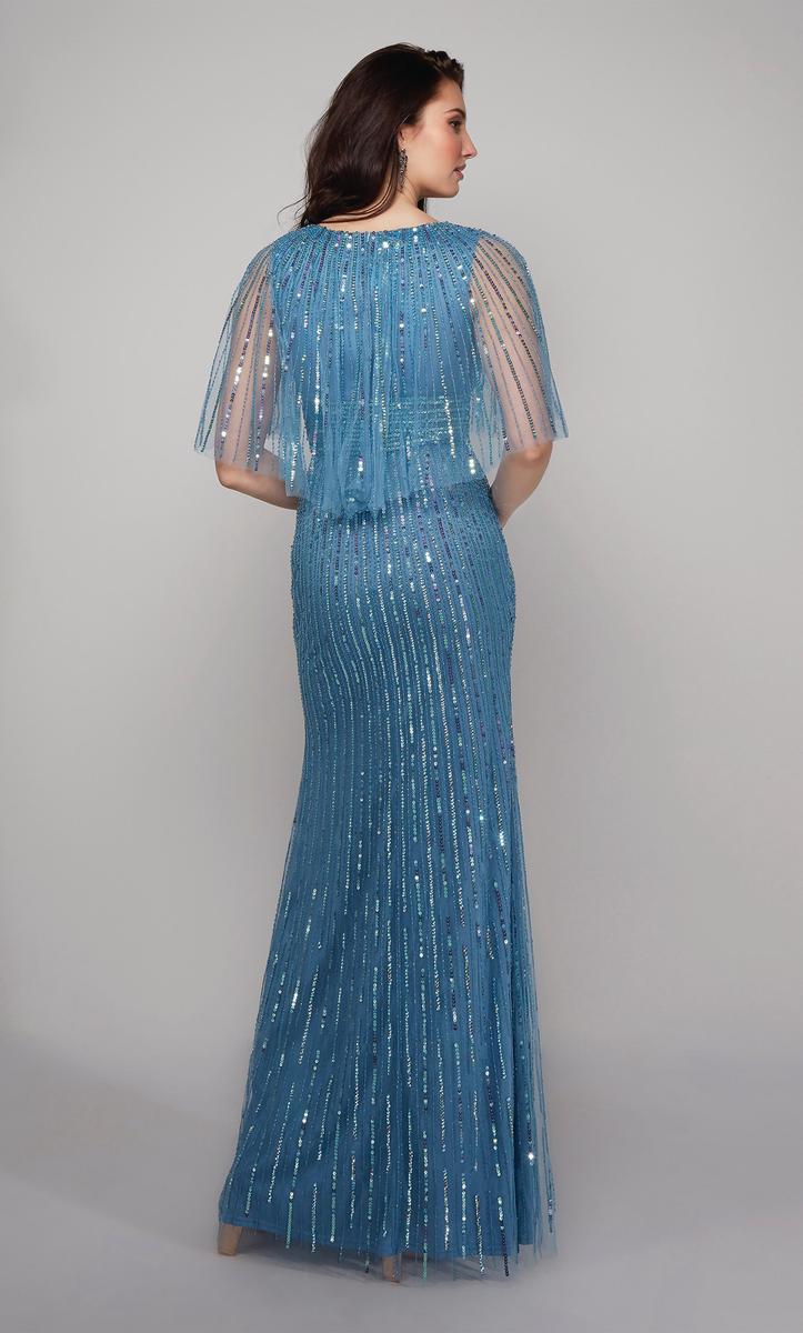 Alyce Black Label Dress 27599 - Niagara Blue