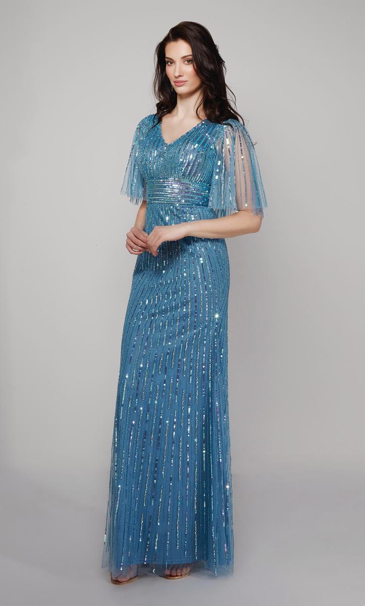 Alyce Black Label Dress 27599 - Niagara Blue