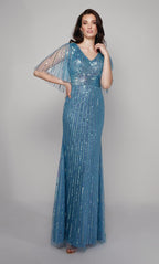 Alyce Black Label Dress 27599 - Niagara Blue