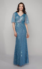 Alyce Black Label Dress 27599 - Niagara Blue