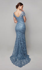 Alyce Black Label Dress 27602 - French Blue