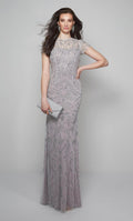 Alyce Black Label Dress 27607 - Grey
