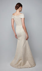 Alyce Black Label Dress 27613 - Champagne/Gold