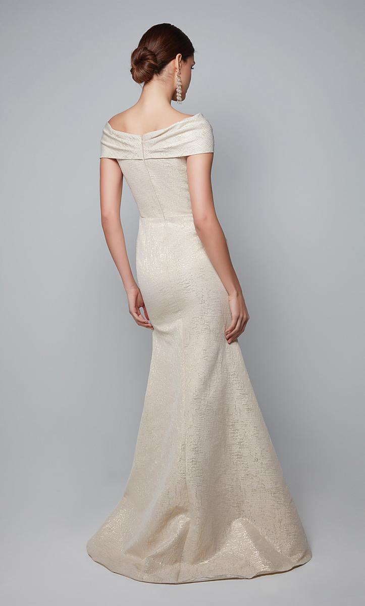 Alyce Black Label Dress 27613 - Champagne/Gold